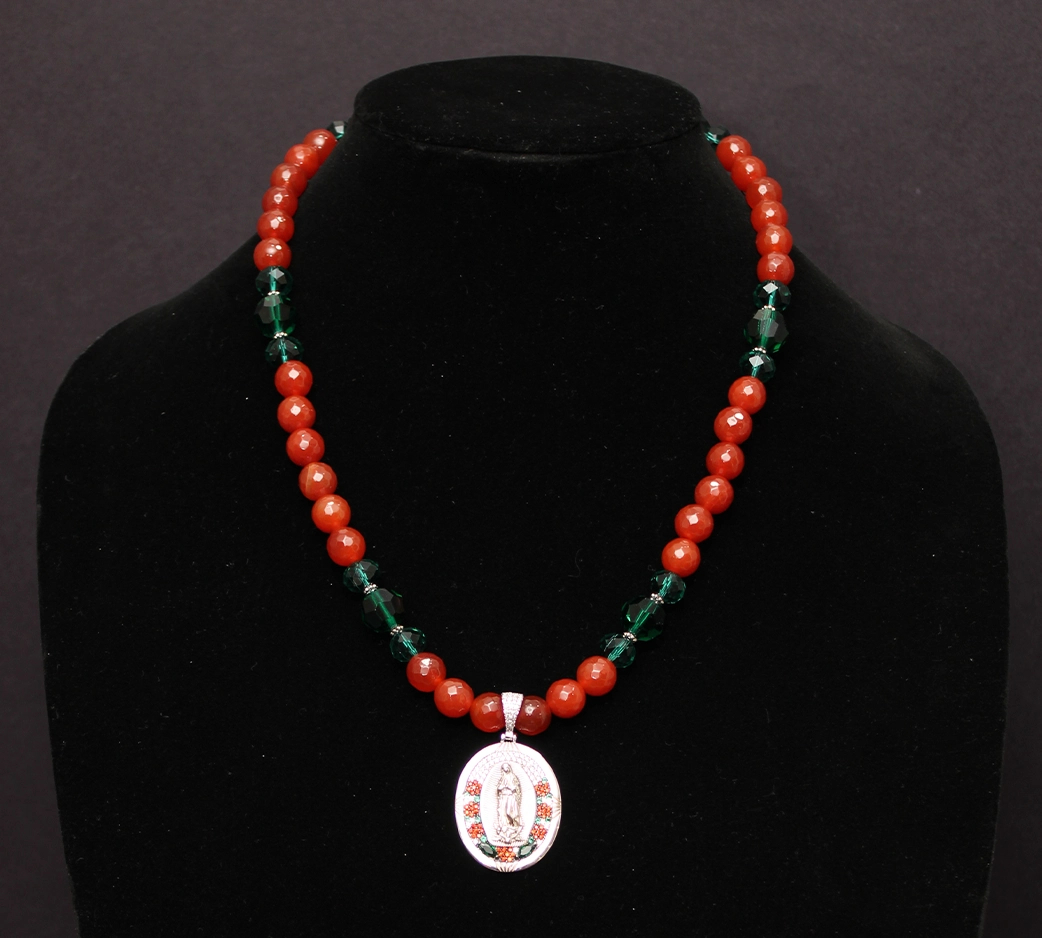 Semiprecious stone and Swarovski7