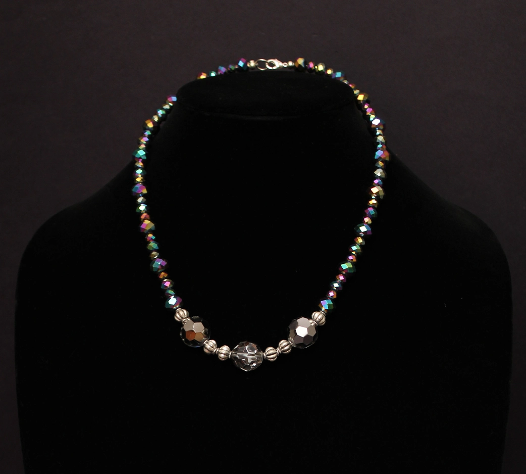 Swarovski necklace and earrings5